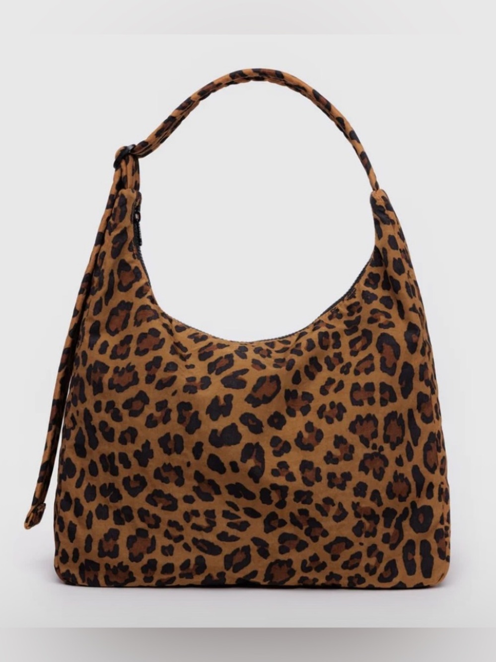 Baggu Leopard Print Nylon Shoulder Bag